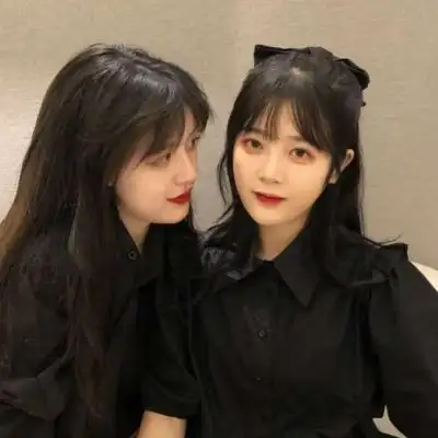 闺蜜头像超拽霸气黑色高清冷酷霸气闺蜜头像2个人图片