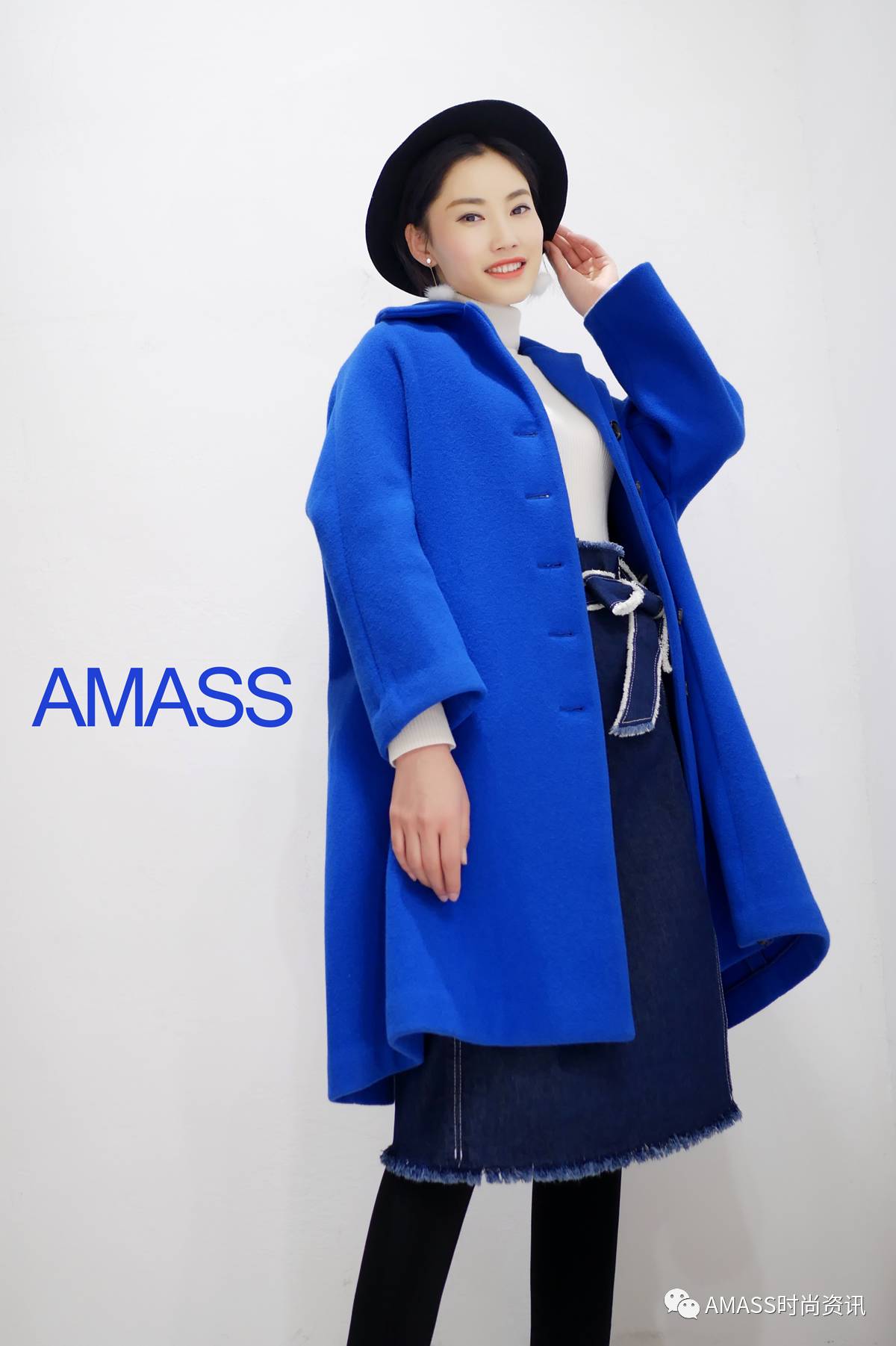 【amass】给冬天点颜色看看!宝石蓝让你高贵又好看