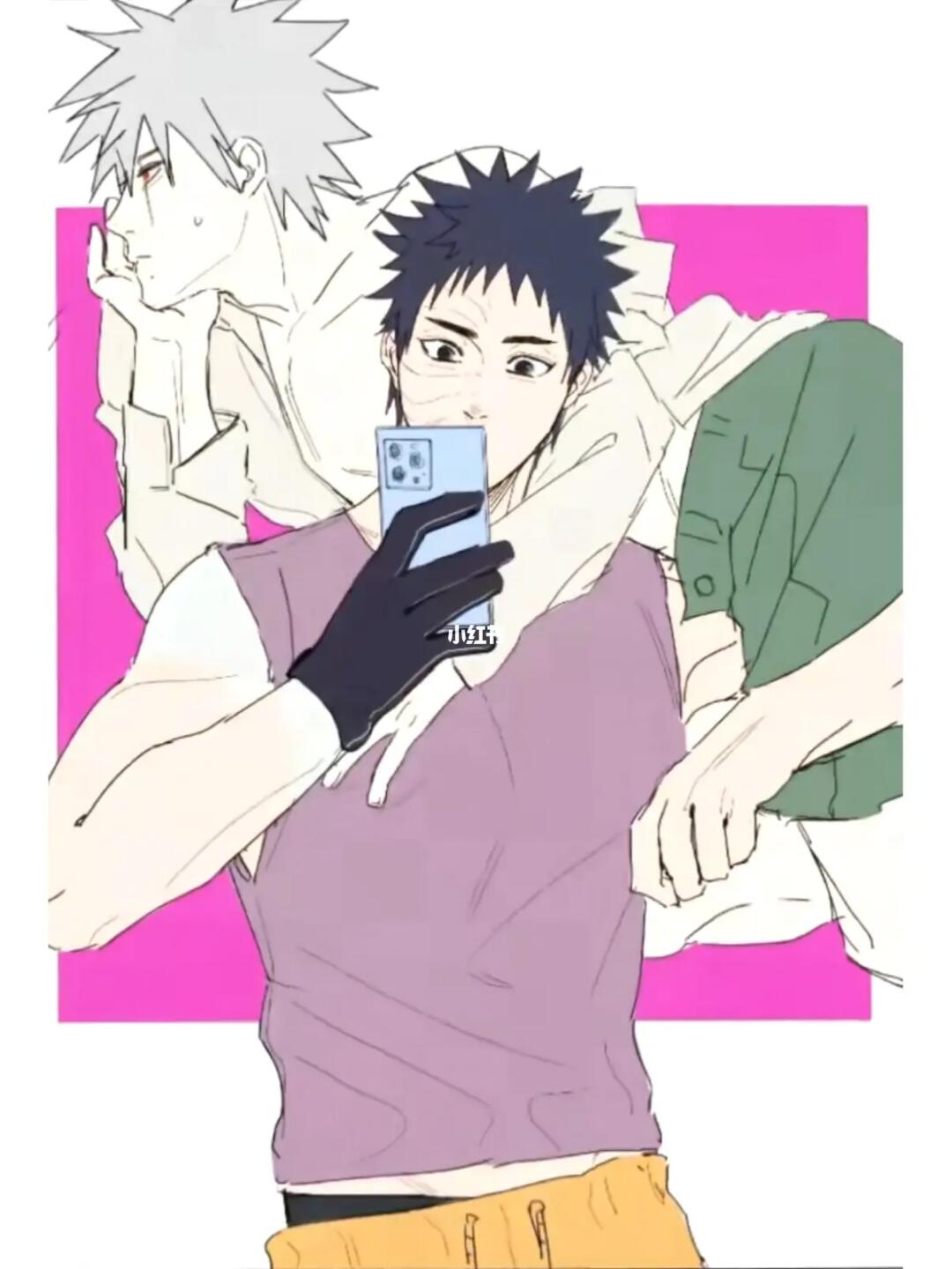 卡卡西看起来有点小宠溺哦