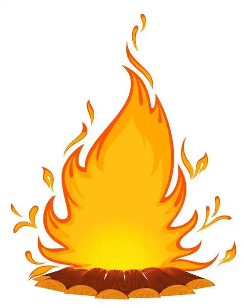 卡通火焰01—矢量素材