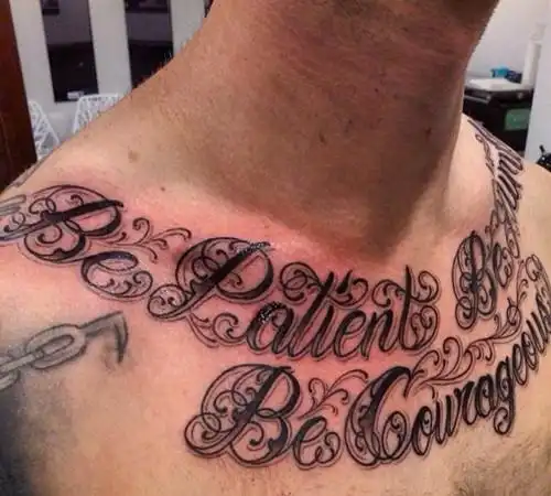 图案 > 男生胸前性感时尚的纹身(6)