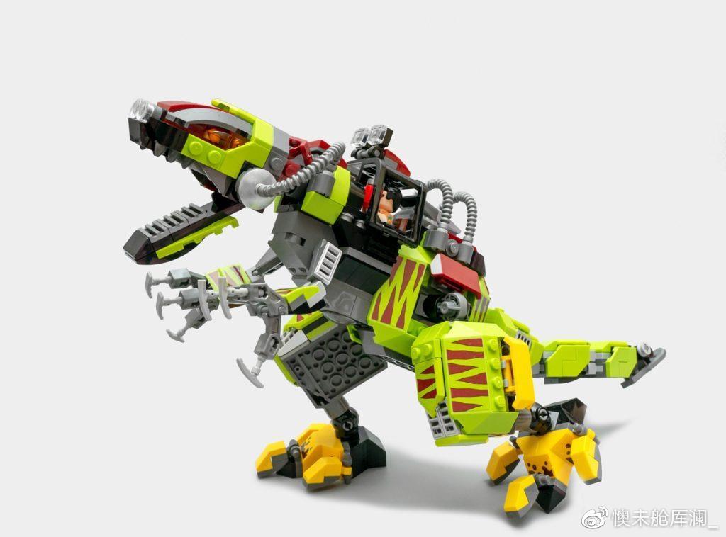 双龙争霸乐高侏罗纪世界系列75938霸王龙大战机甲恐龙