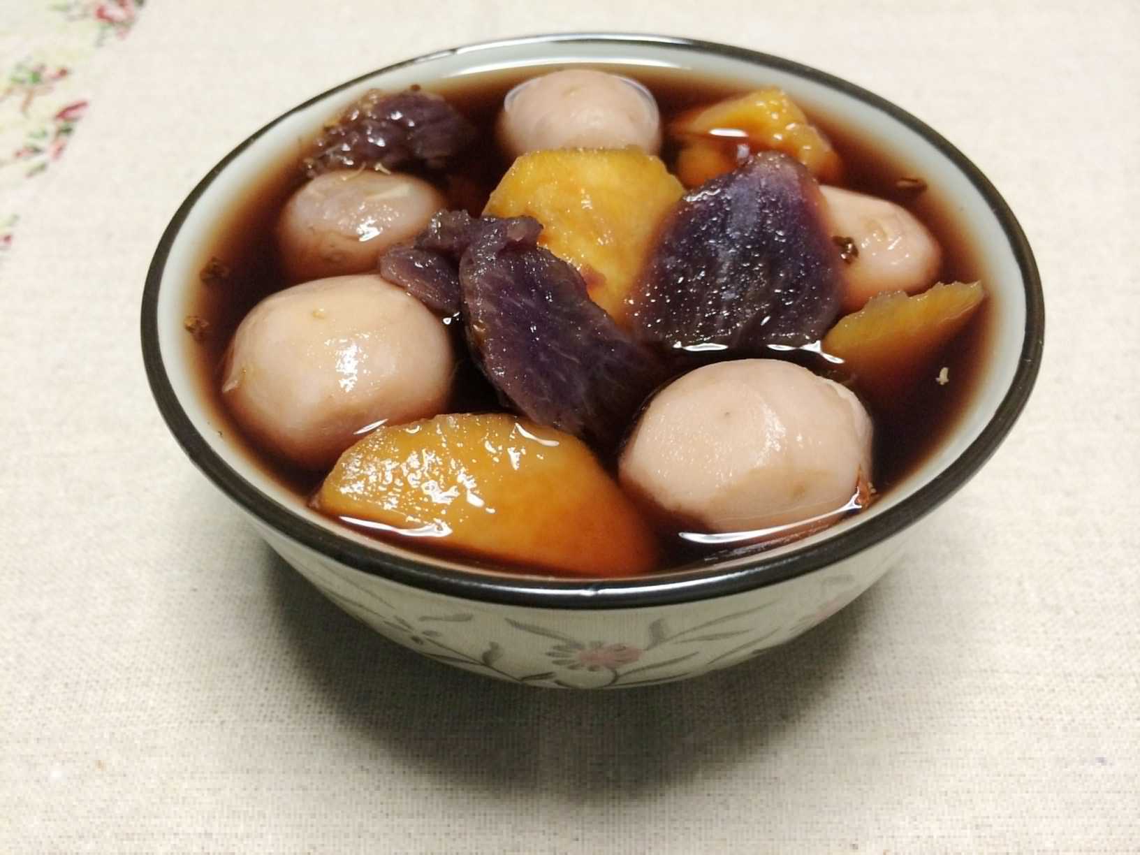 芋头鹌鹑蛋糖水