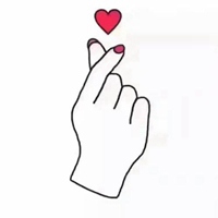 爱你的手势比心表情包_微信头像图片大全
