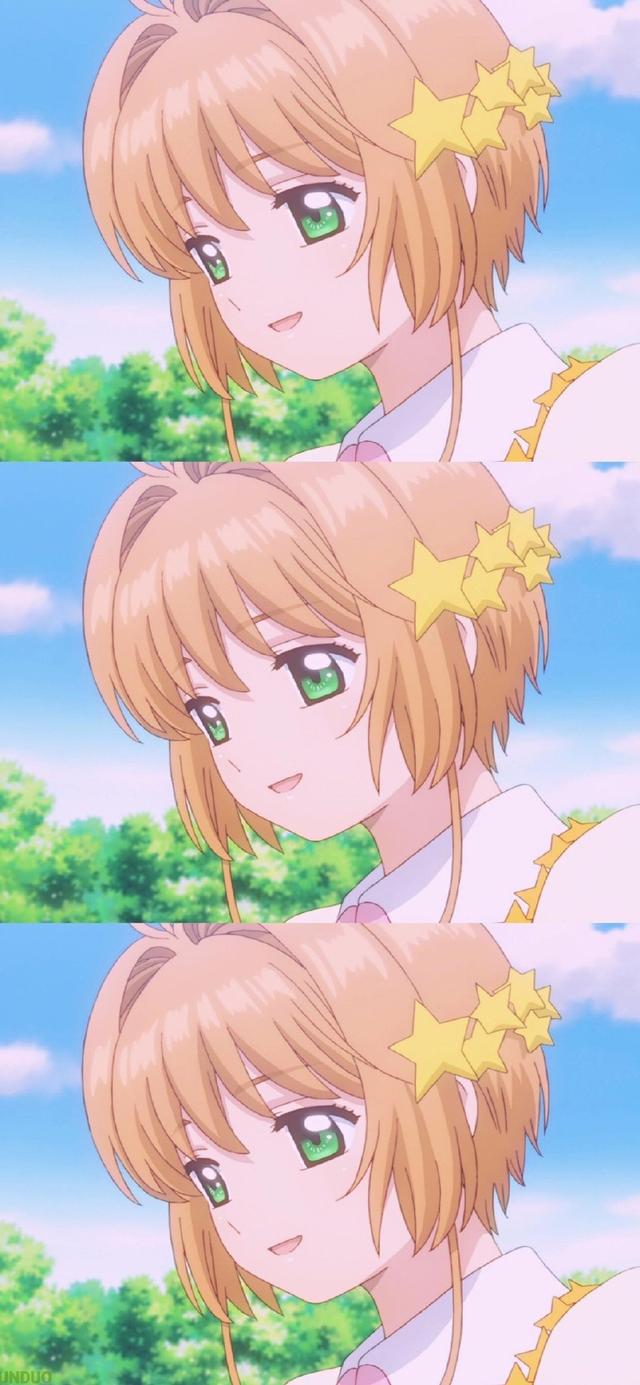 多彩壁纸566期|百变小樱卡通三格拼接壁纸 无水印动漫壁纸