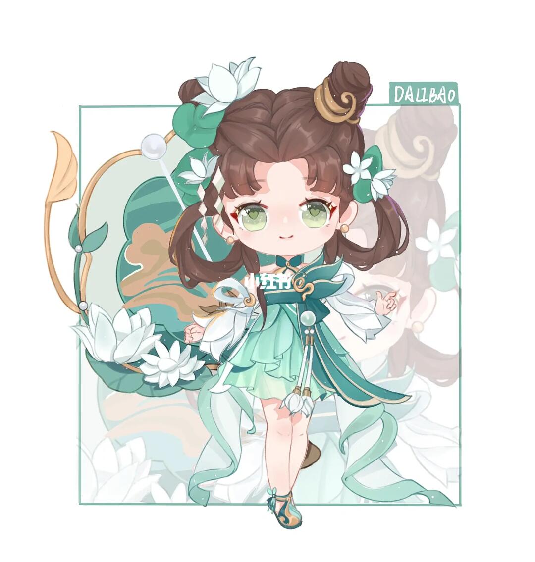 "#小乔青蛇  #王者荣耀小乔  #画画打卡  #q版动漫  #q版人物  #ipad