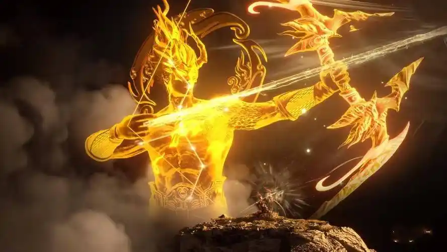 武庚纪:命器入魂收复"黑太阳",武庚大战大羿,硬刚九霄落日箭-第3张