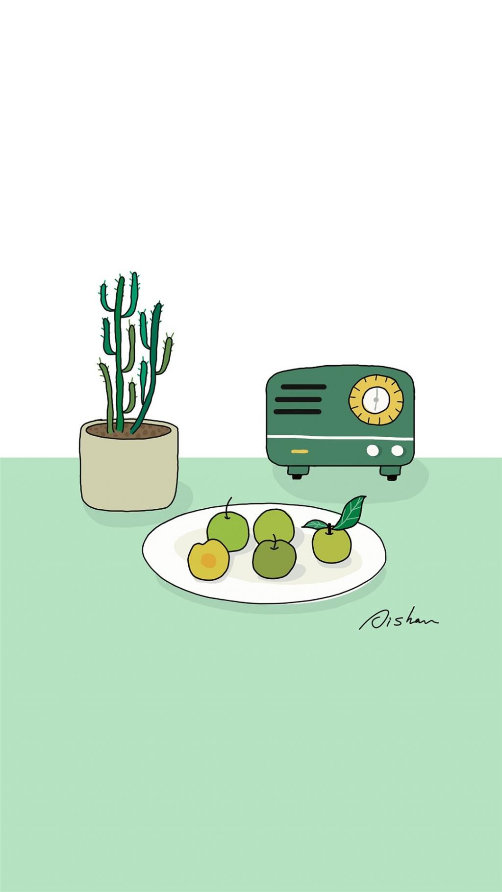 简简单单的手绘插画