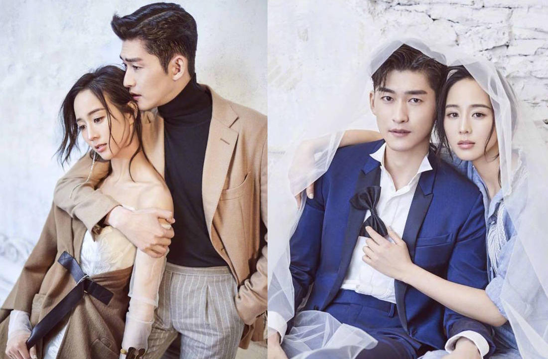 张翰和张钧甯拍婚纱照狂撒糖