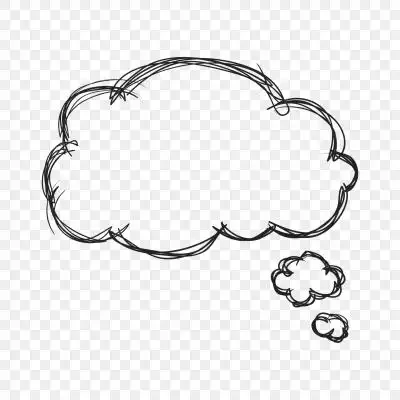 矢量手绘气泡对话框