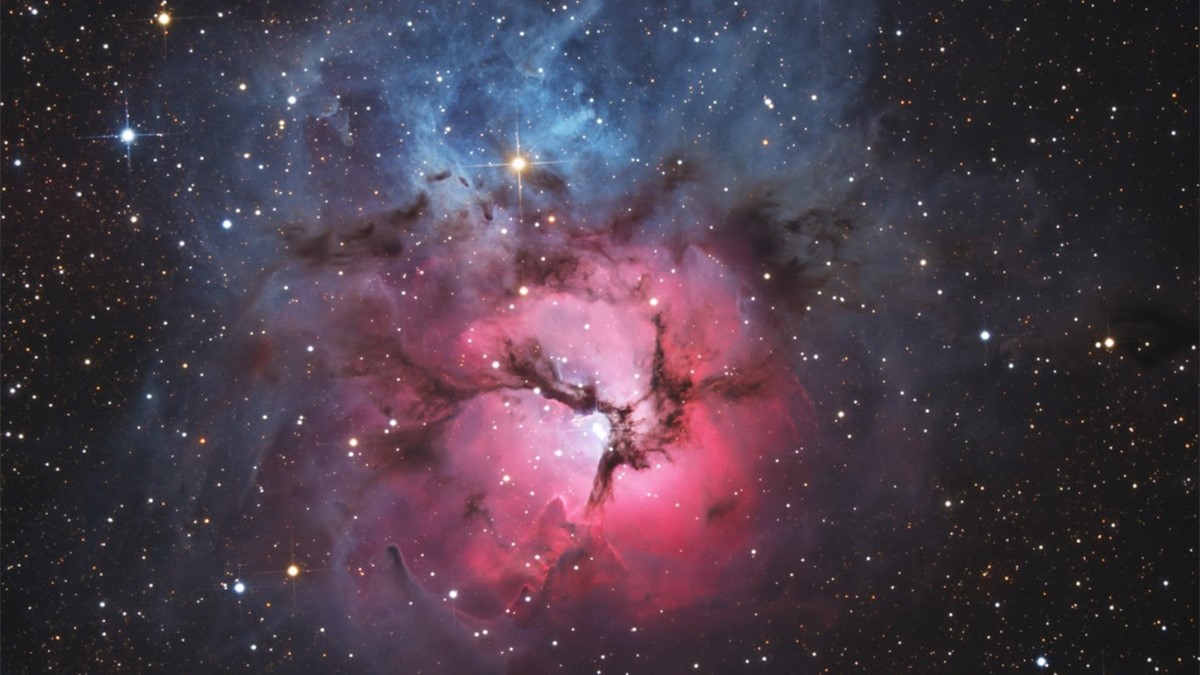 oppo r15 星云版图赏,难为渐变的红蓝定分界