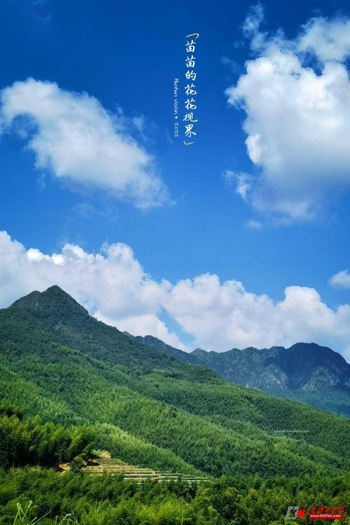 夏日的江山美景如画