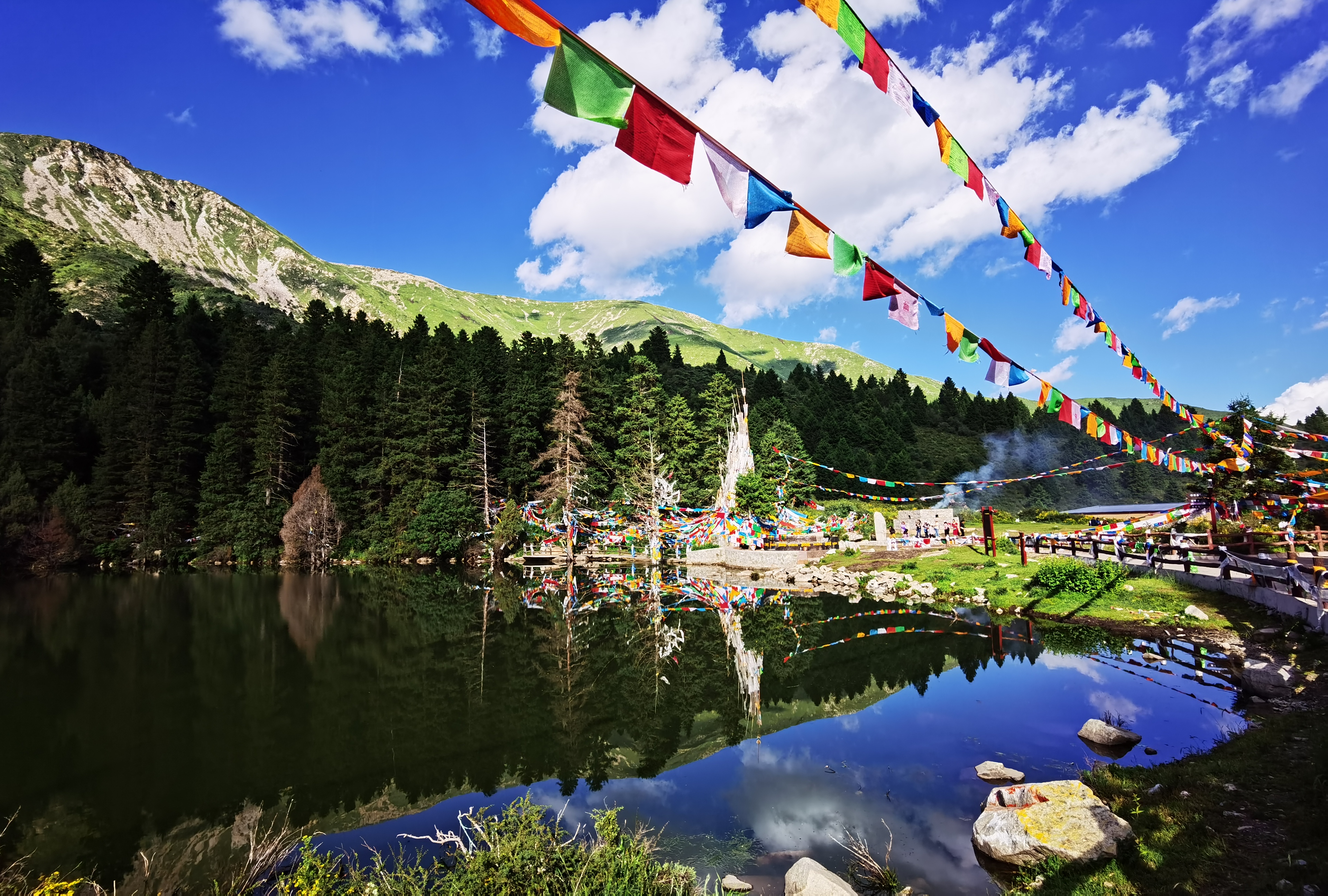 甘南州夏河县达尔宗湖 摄影:阿木