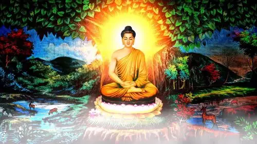 佛光普照佛祖宗教动态背景素材12_1920x1080_高清视频素材下载(编号