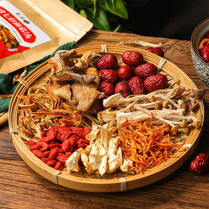 3包大包210克七彩菌汤包羊肚菌松茸野生干货菌菇包汤料包煲汤食材