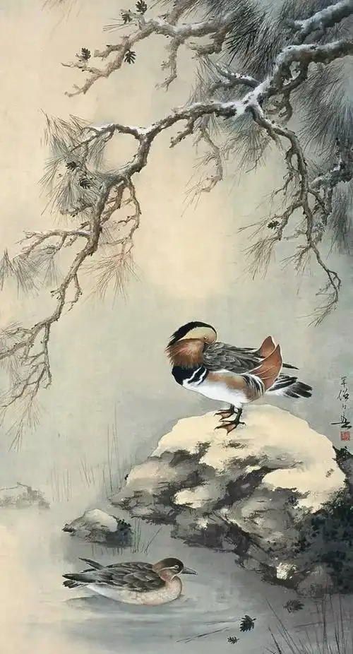 黄幻吾精美花鸟画欣赏