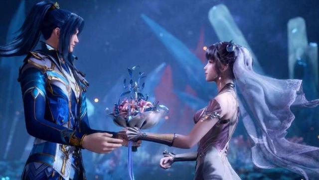 斗罗大陆:唐三,小舞结婚美照来袭,西式形象一般,中式才是yyds_三和