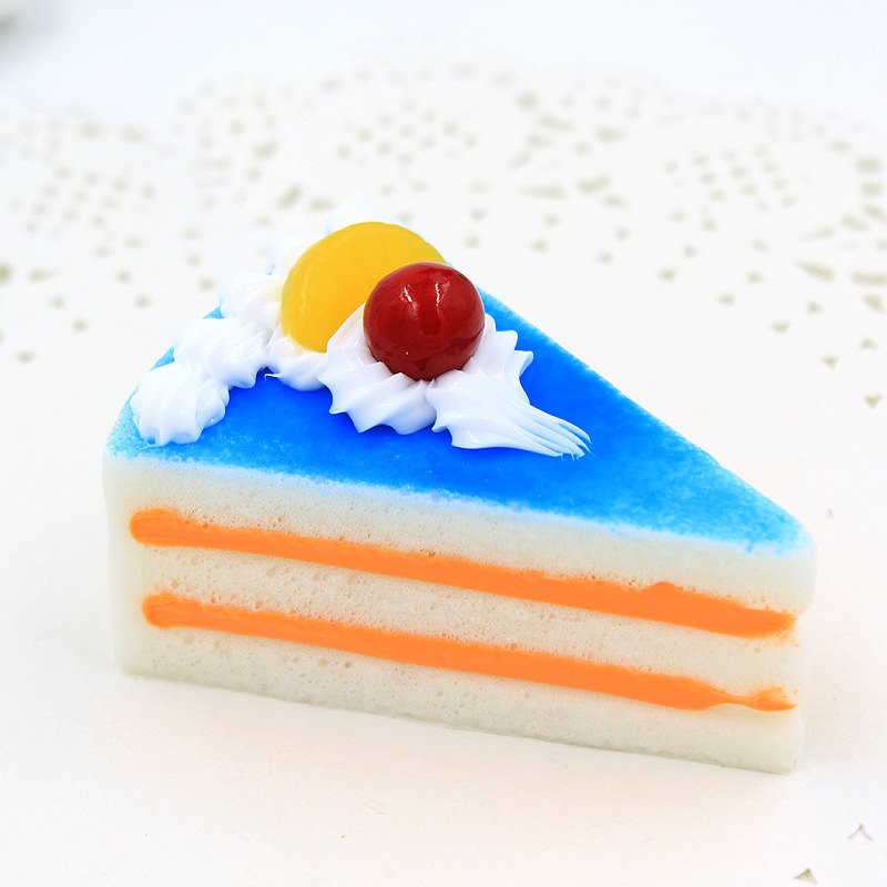 创意礼品仿真pu三角形假面包蛋糕模型 挂件摆件装饰展示 早教玩具