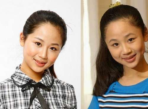 杨紫的童年旧照片曝光,一看就知道整没整