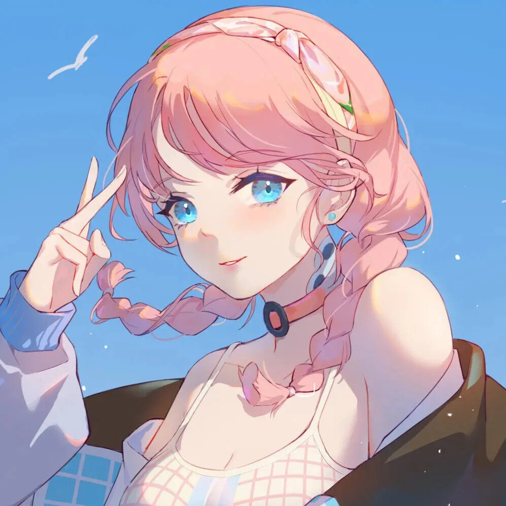 动漫女头可爱闺蜜头像