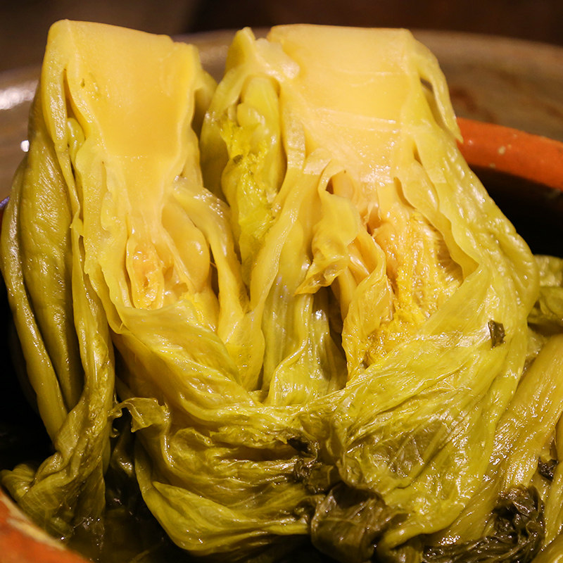 古蜀味道 陈坛泡菜泡青菜400gx3袋装四川新繁 老坛泡酸菜爽口咸菜