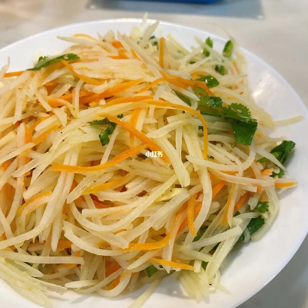 家常凉菜炝拌土豆丝