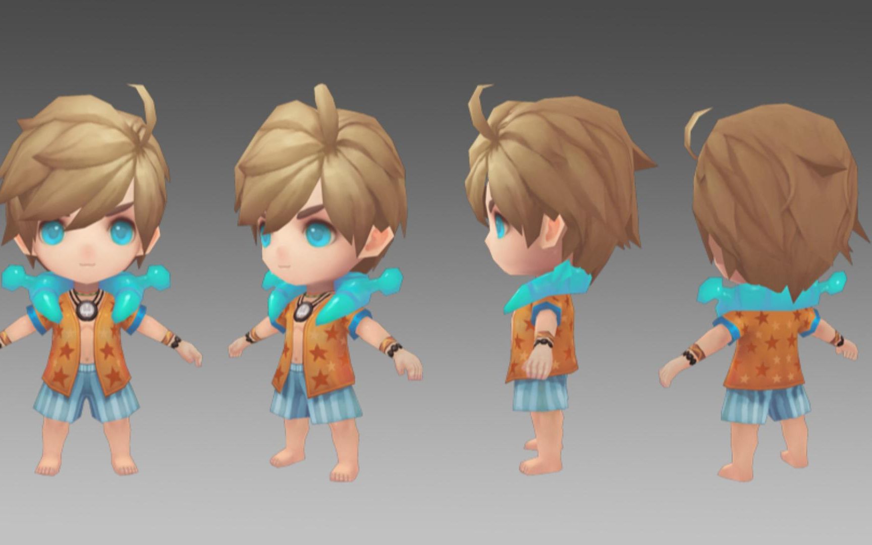 【3dmax建模】q版公仔人物建模教程,3dmax人物建模布线卡线讲解