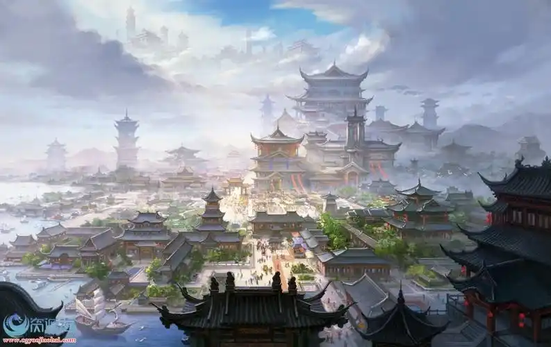 [游戏场景设定] 古风传统建筑 游戏场景设定图集326张 - 原画插画设定