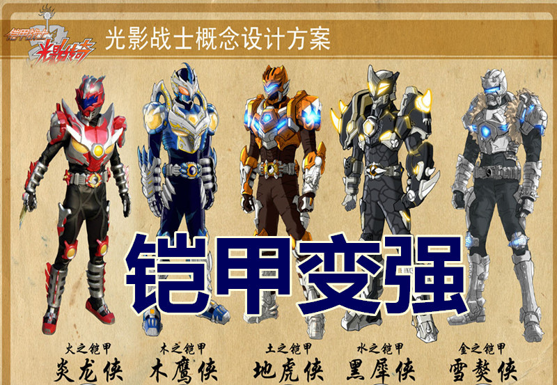 铠甲勇士五行铠甲变强靠锻炼刑天系列靠意能而他全靠血脉