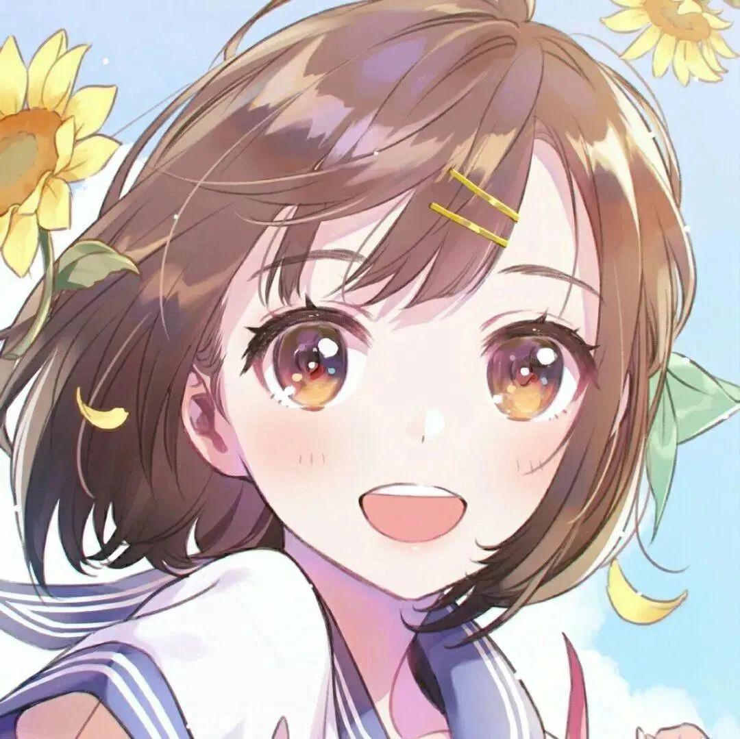 头像女可爱小清新动漫卡通女生头像简单干净