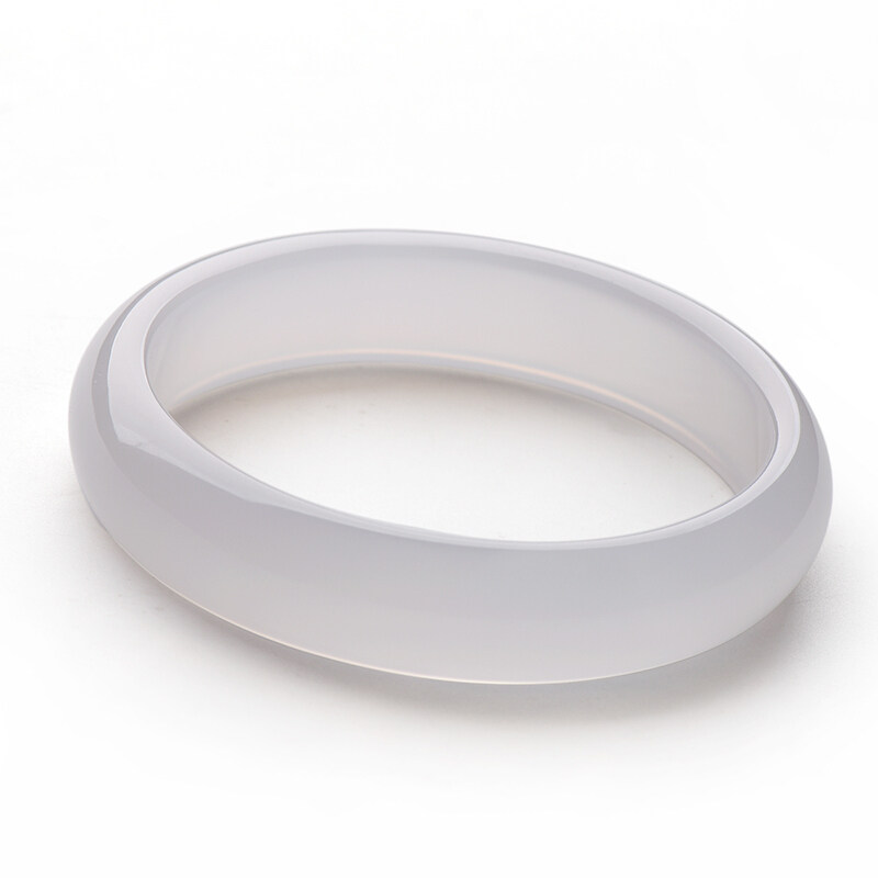 清仓特价白玉髓手镯子通透冰种带证书旺夫玉手镯 少女 小巧白玛瑙