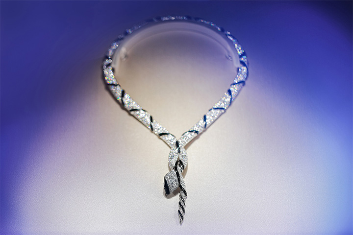 宝格丽magnifica绮珍意宝高级珠宝系列缱绻灵蛇项链