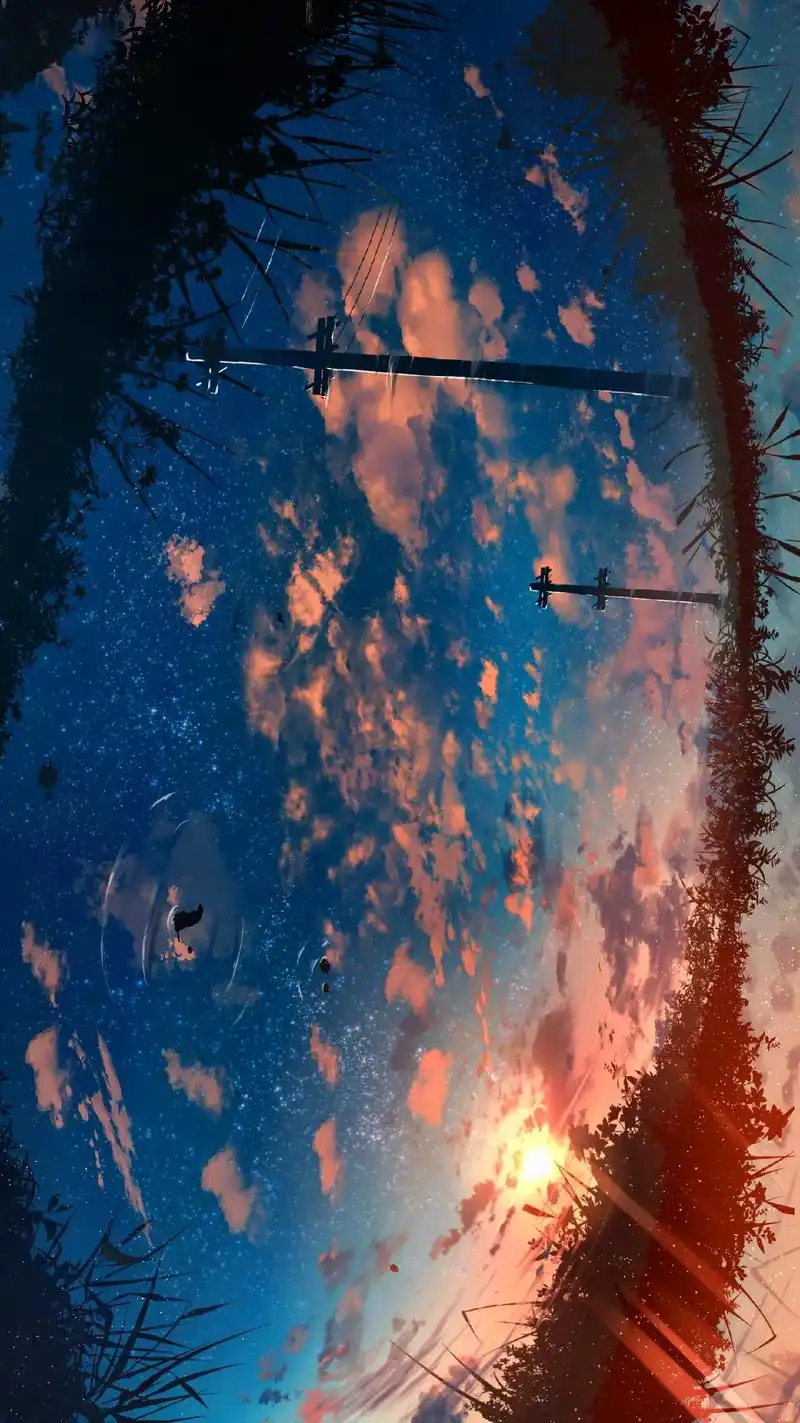 建议横屏观看~ #4k超清壁纸 #治愈系手机壁纸 #动漫风景 - 抖音