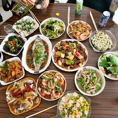 过节时自己做的大餐