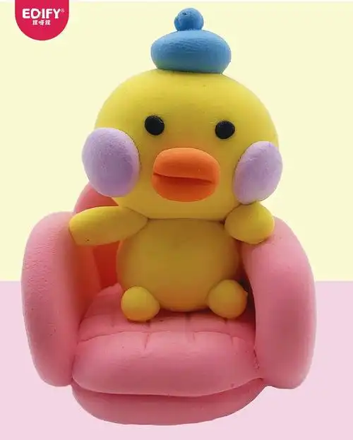 纸粘土作品图片赏析一可爱的卡通动物们