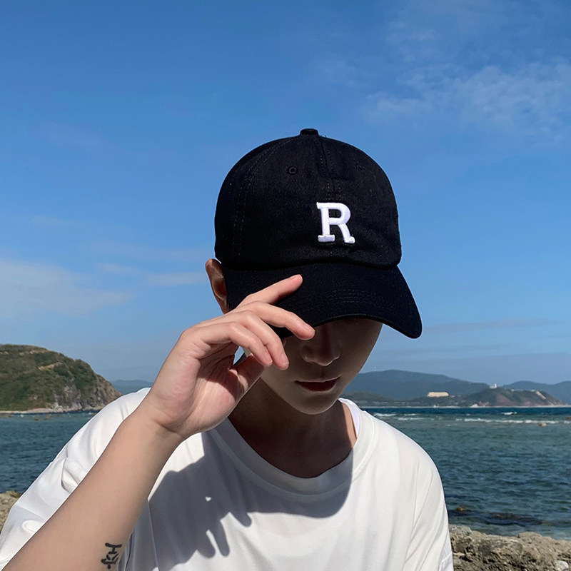 帽子男夏款鸭舌帽男生ins潮流棒球帽男士大头男孩帽子