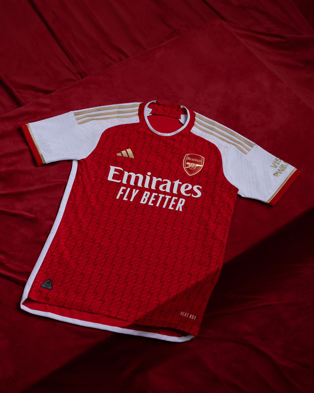 阿森纳正式发布2023-24赛季主场球衣 #足球#  #小红书竞技场# 0