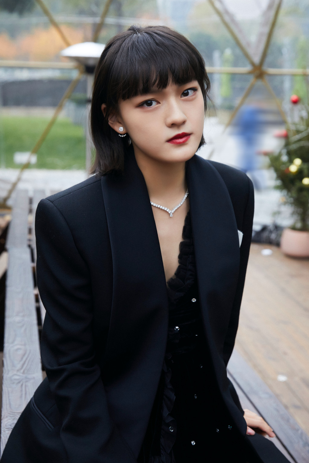 文淇黑色甜酷风写真图片27