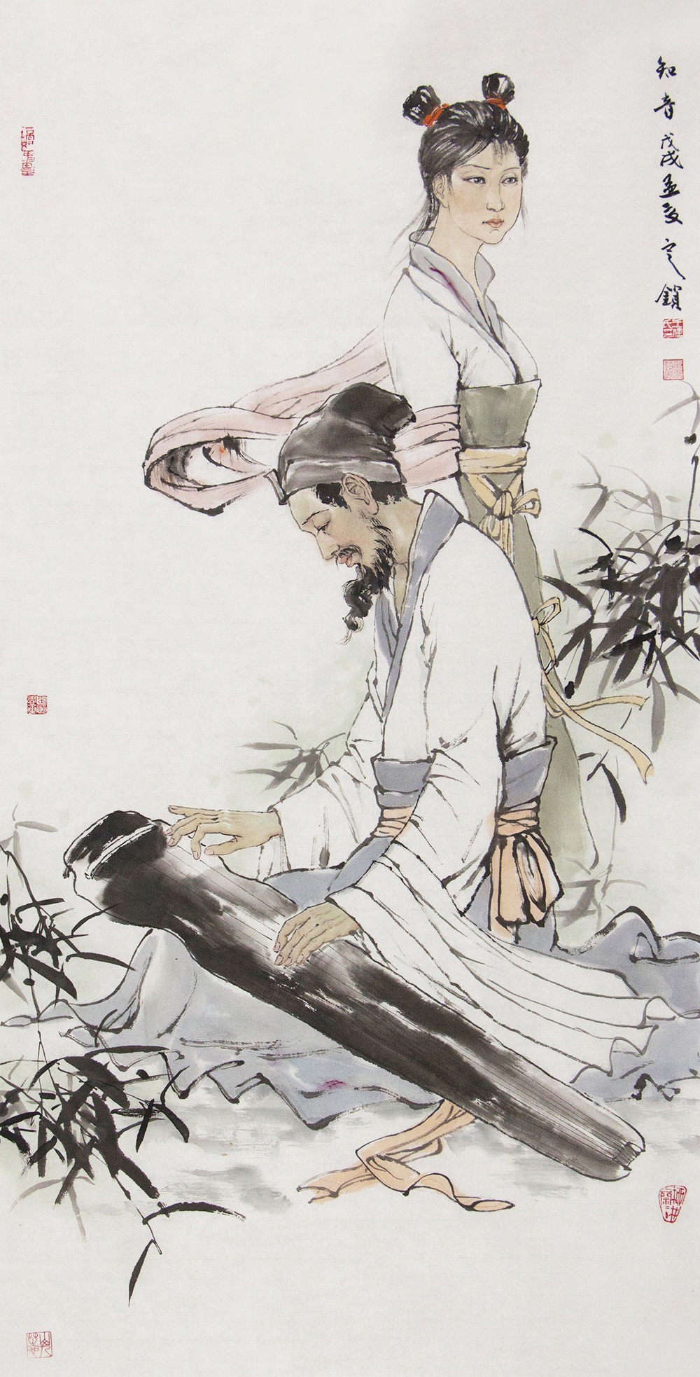 博宝·资讯 | 王定锁国画人物作品赏析:古朴淡雅,形象生动,极具古意