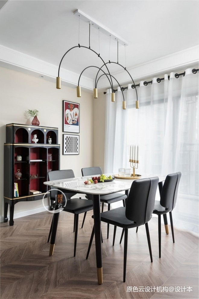 三居100平米装修案例_效果图 - 夏日蔷薇|雅居乐61御宾府w公馆