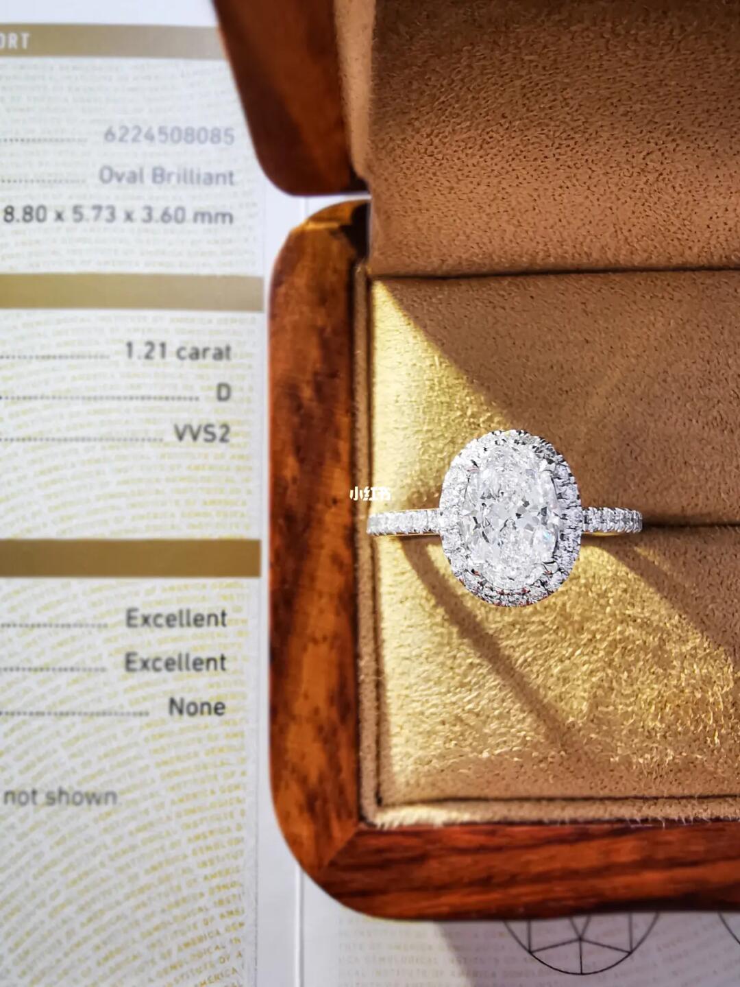 备婚|10w771.21克拉椭圆形the one订婚钻戒