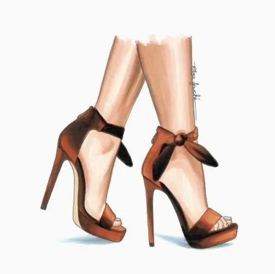 初学者怎么画高跟鞋?高跟鞋画法技巧!