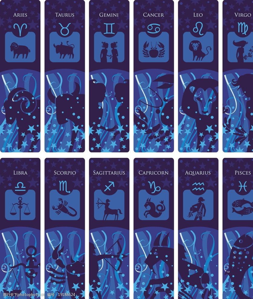 12星座图片