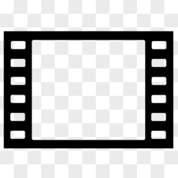 黑色简约老电影边框素材