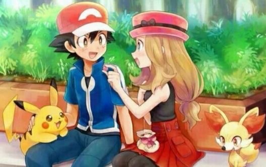 神奇宝贝图片大部分是莎莉娜和小智