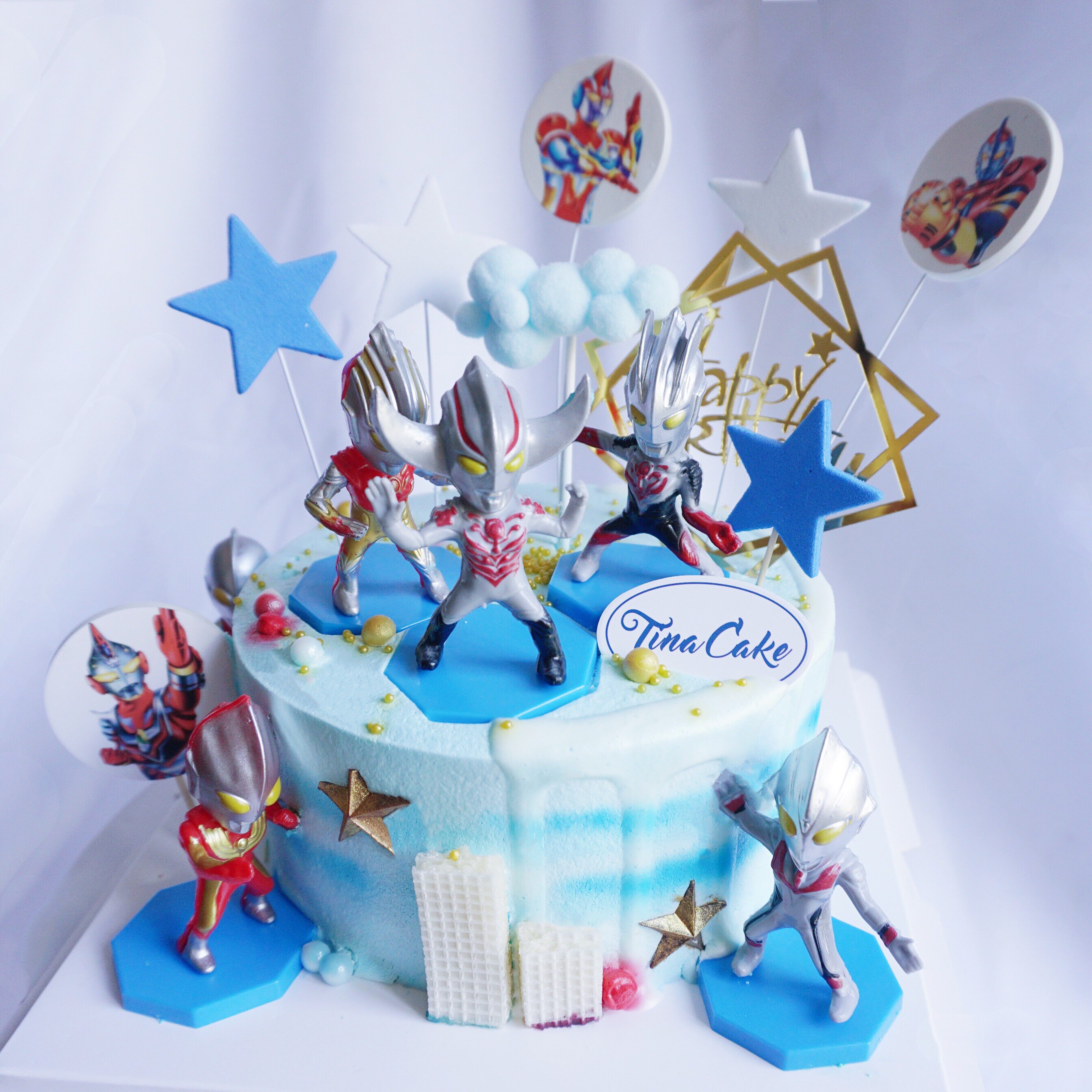 儿童同城上海网红满月百天男孩生日蛋糕创意男童新鲜生日蛋糕