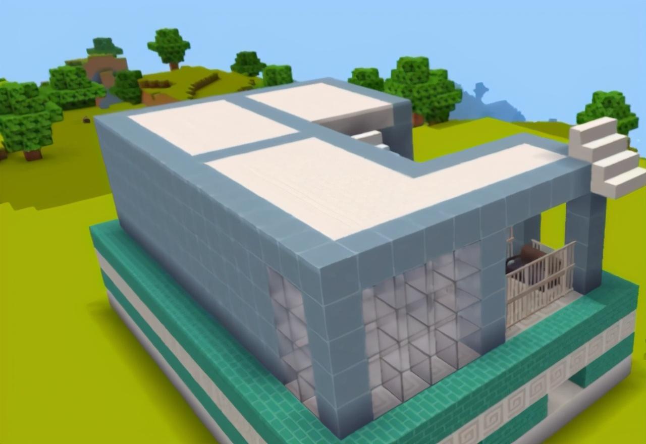 迷你世界三层豪华别墅怎么建,迷你世界三层豪华别墅搭建攻略