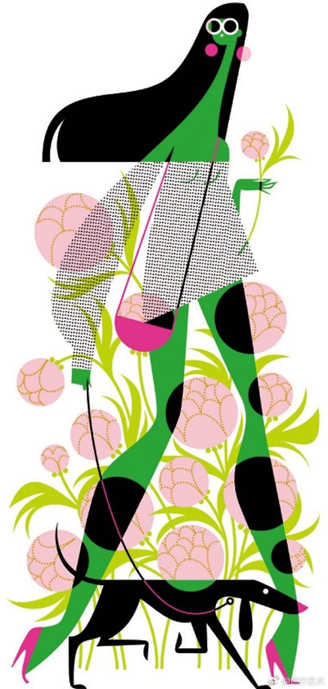 kirsten ulve是一名来自美国纽约的插画艺术家,她的作品不仅时尚现代,