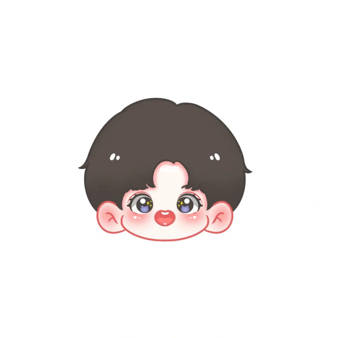 自印76焉栩嘉q版半身大头