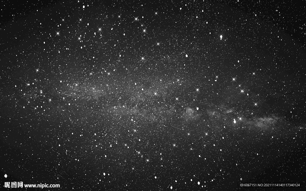 黑色星空图片